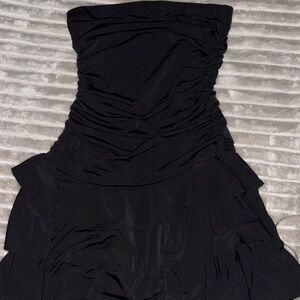 Papermoon Black Strapless Dress